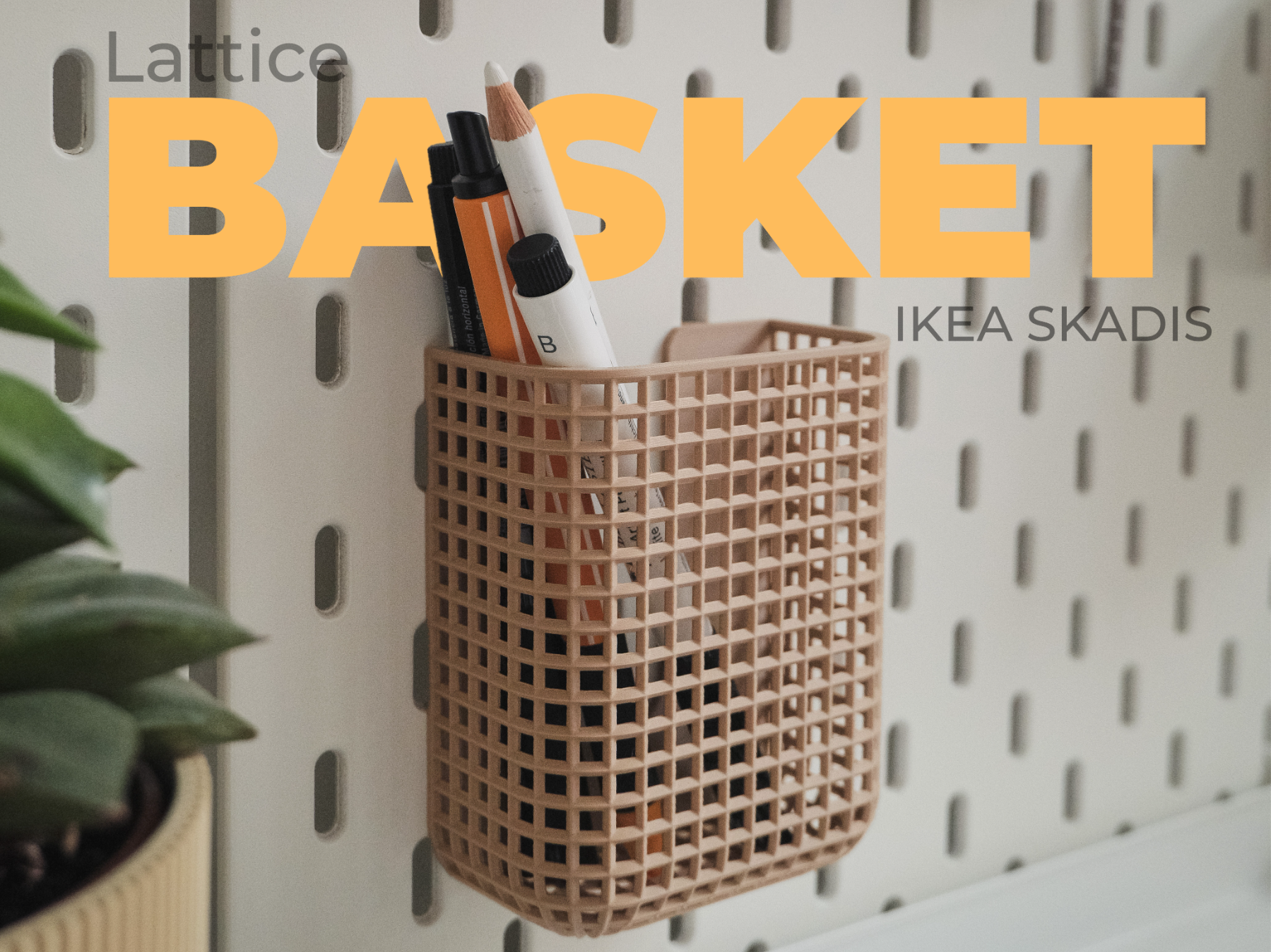 Ikea Skadis Basket 3D model
