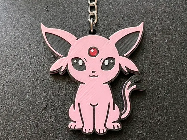 Espeon Chibi Pokémon Keychain