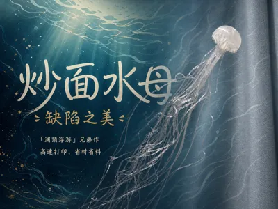 !Commercial use allowed! spaghetti jellyfish with base