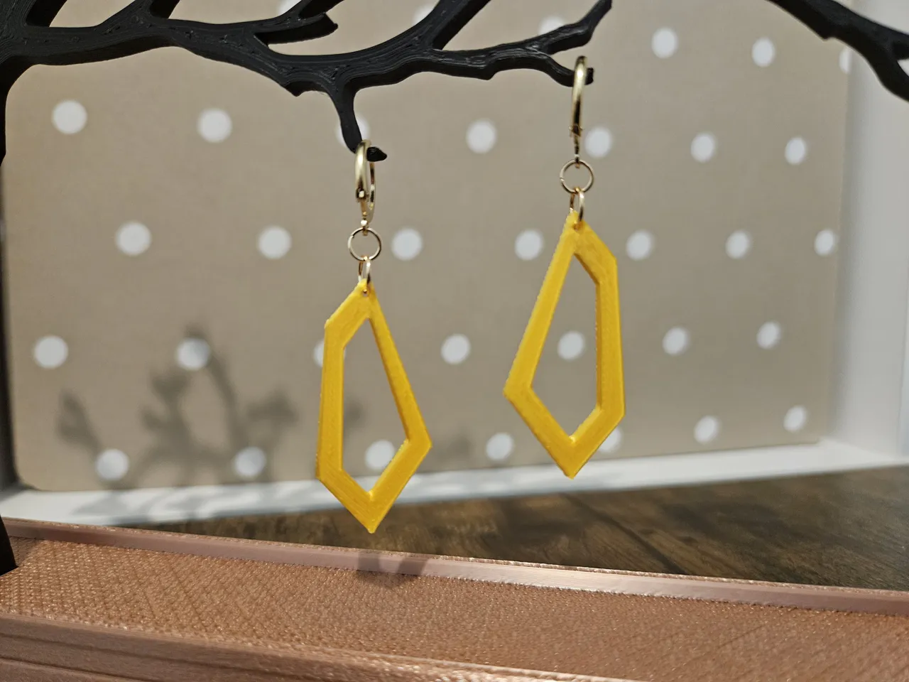 Boucles d'oreilles géométriques view 3