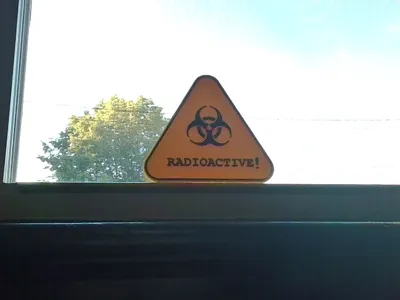Radioactive sign
