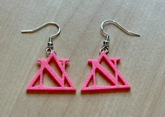 Delta Nu Earrings for Legally Blonde The Musical