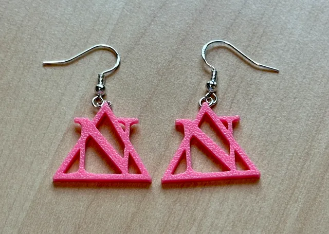 Delta Nu Earrings for Legally Blonde The Musical