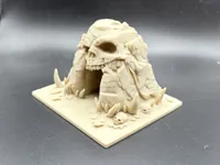 Décor de jeu de rôle : grotte du crâne — photo 4