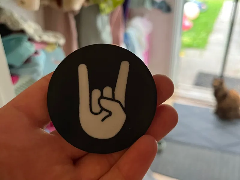The sign of the horns(Devil horns/metal horn)