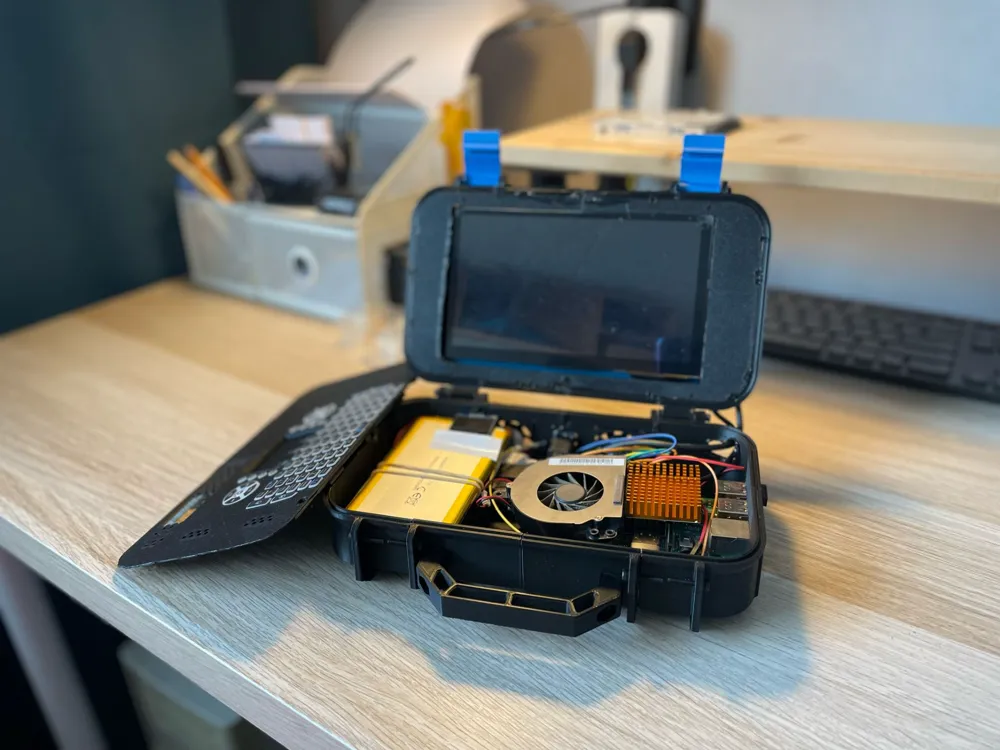 rugged raspberry pi laptop by toaststealer_2010 - MakerWorld