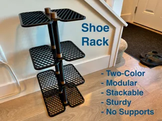 Stackable Shoe Rack - Dual Color