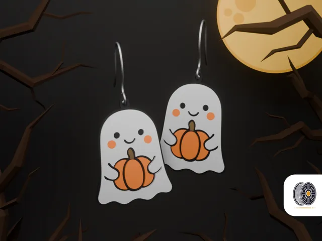 Cute Pumpkin Ghosts | Halloween Earring Series