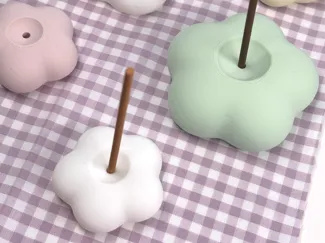 Puffy Flower Incense Holder | 2 Sizes