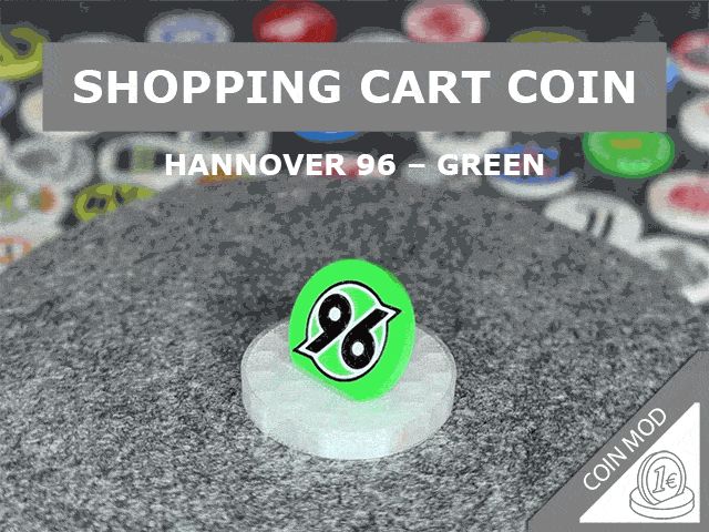 Shopping Cart Coin – Hannover 96 – green