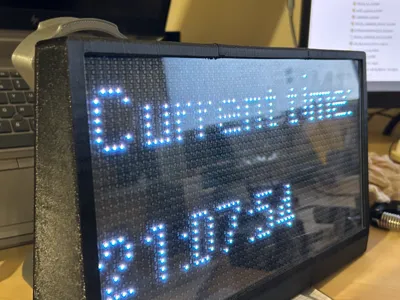 Neopixal 64x32 frame