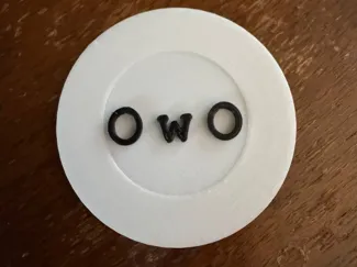 Furry Poker Chip OwO