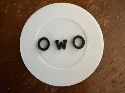 Furry Poker Chip OwO