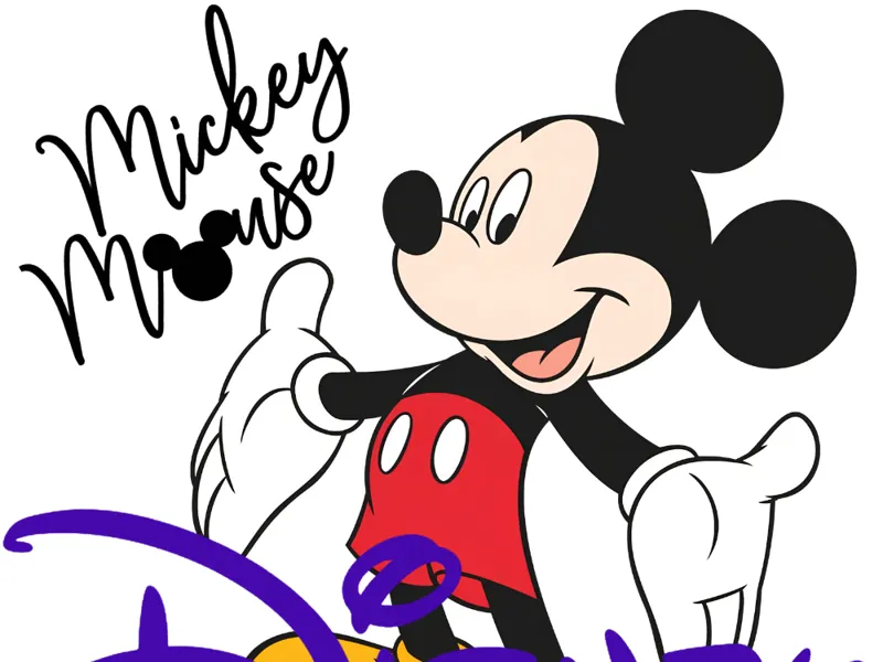 MIckey Mouse with Autograph