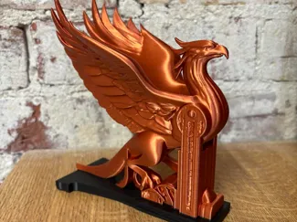 Phoenix Art Deco inspired statue