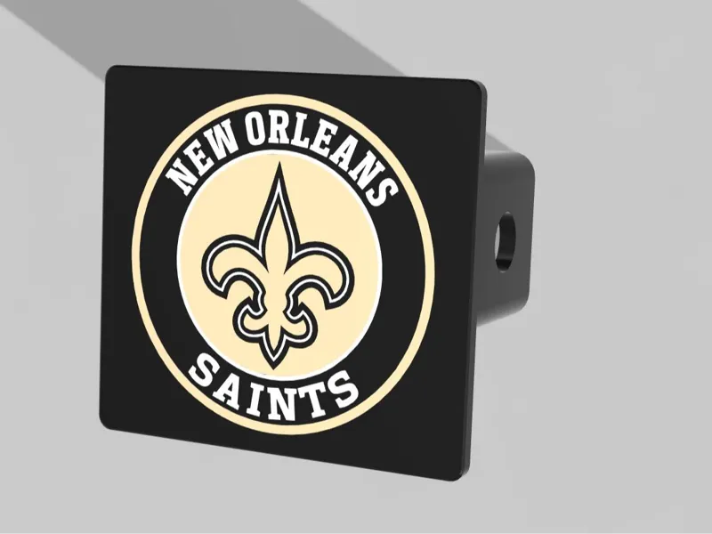 New Orleans Saints Receiver Hitch Cover