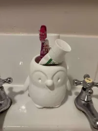 Added holes to make it toothbrush pot