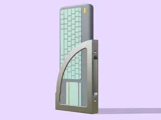 Keyboard storage (Logitech K400)