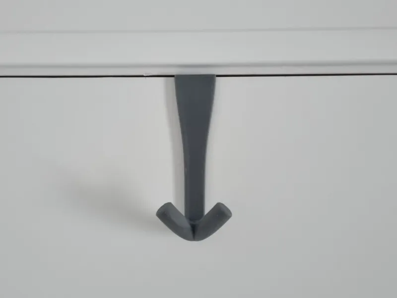 Door hook dedicated to fix on door with thin gap