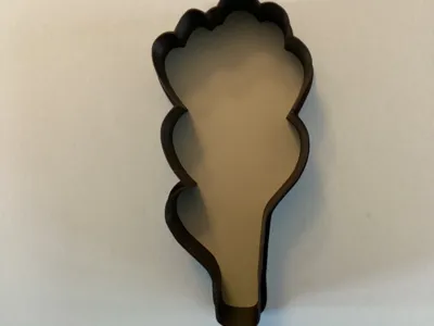 Cardinal flower stem cookie cutter