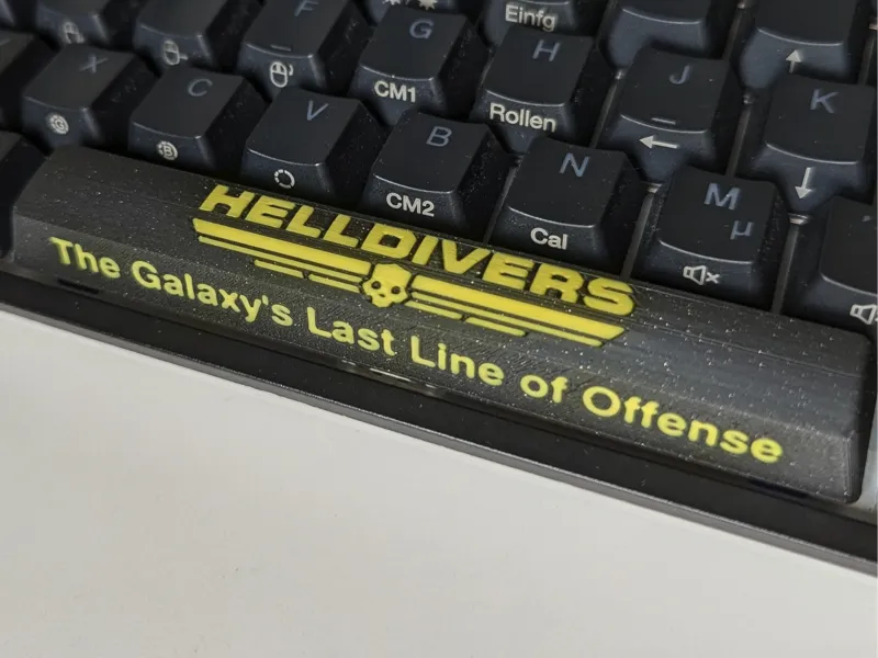 Helldivers Spacebar Keycap