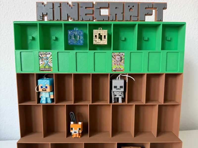 Expositor Minecraft Kinder fino