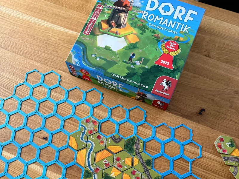 Dorf Romantik Unterlage Grids