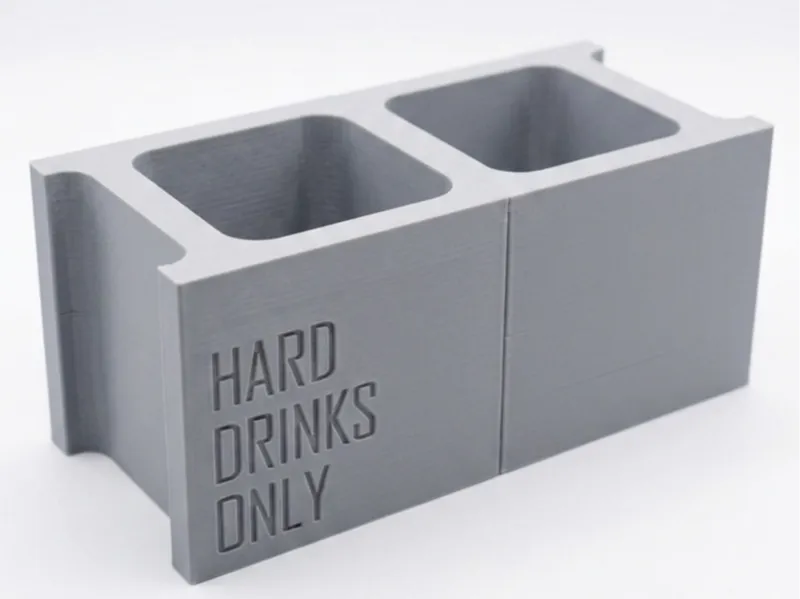 CINDER BLOCK CUP HOLDER