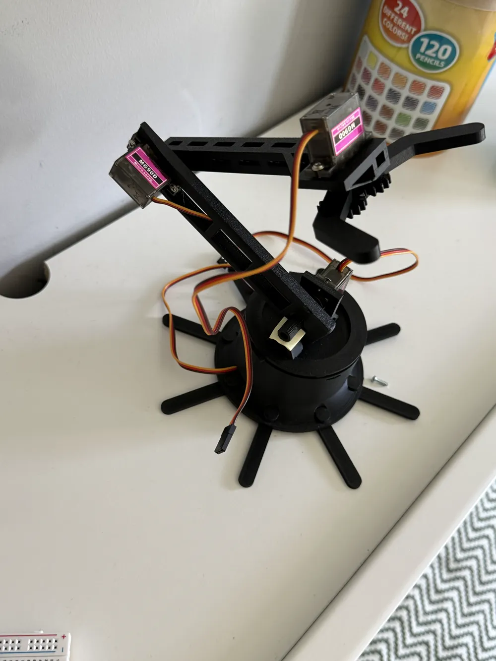 Robotic Arduino Pro Code Simple DIY Robotic Arm - Free 3D Print Model - MakerWorld