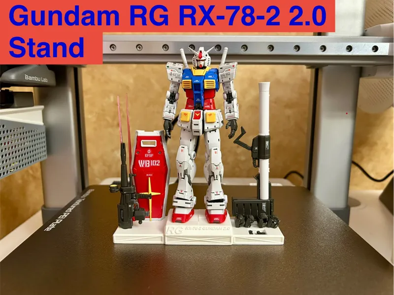 Gundam RG RX-78-2 2.0 Display Stand