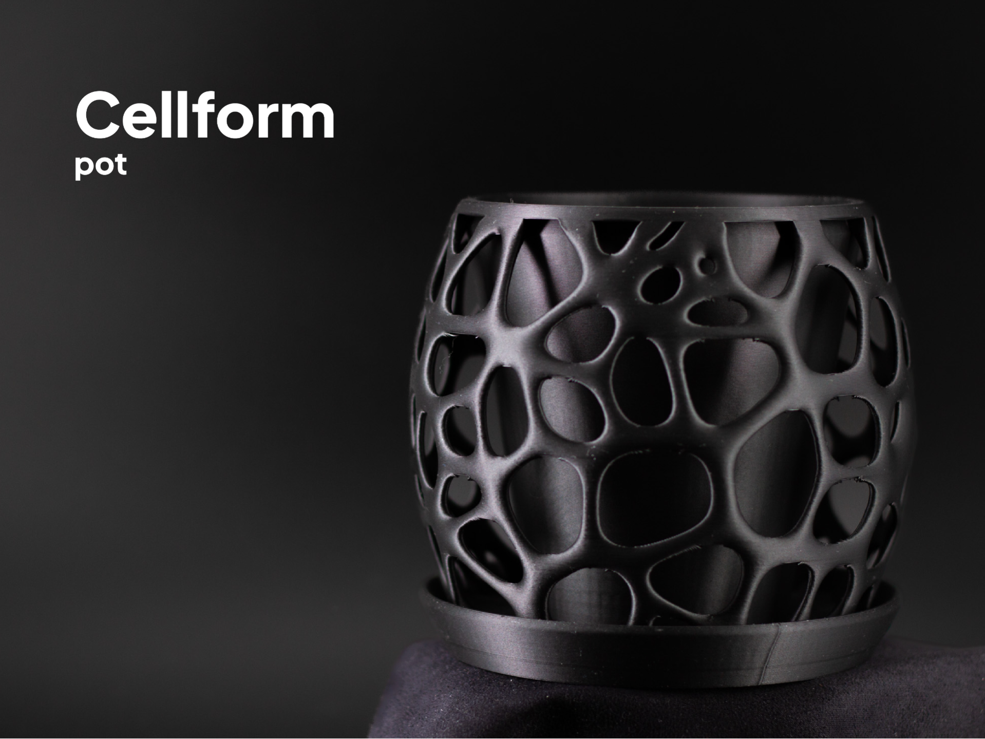 Cellform - Voronoi plant pot