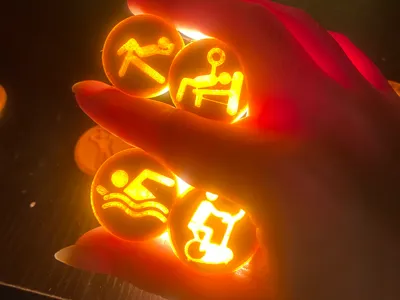 Fitness Element Coins