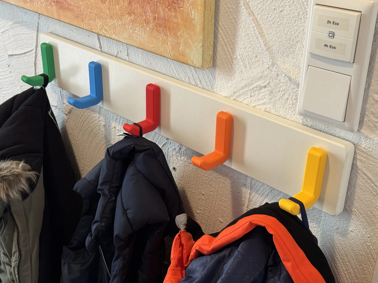 Wall hook for clothes, caps, bags, garden tools... view 4