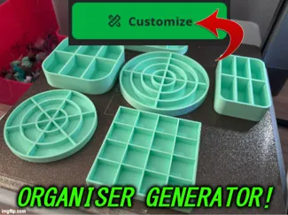 Ultimate organiser generator! Trays, Cups, Boxes!