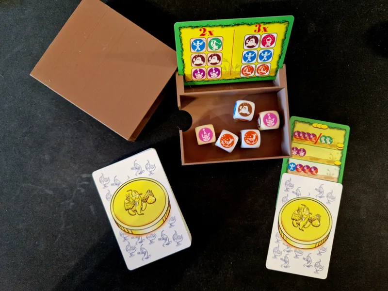Bohnanza - Das Würfelspiel Inlay Reisevariante