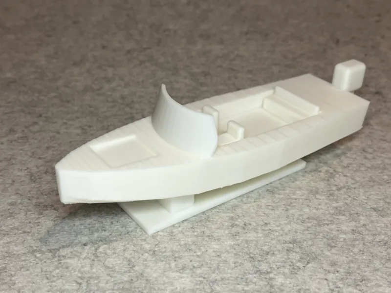 Miniature boat yacht model Yamarin 88DC
