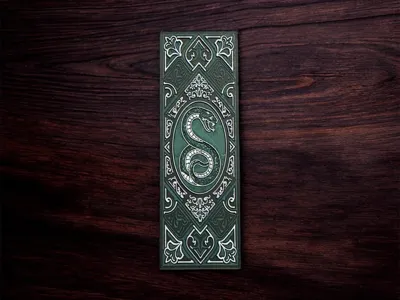 Harry Potter Slytherin House Regel Bookmark