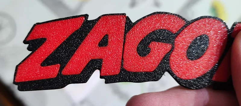 Zagor logo per AMS p1s con fondo nero