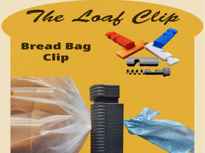 The Loaf Clip Bread Bag Clip - Print In Place