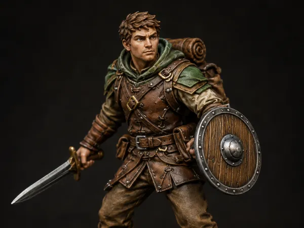Figurine aventurier Tor'Jak 32 mm