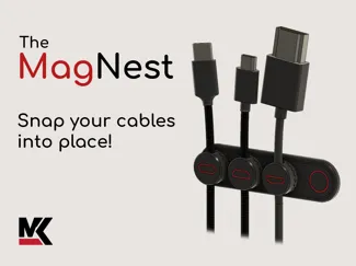 The MagNest - a magnetic cable organizer