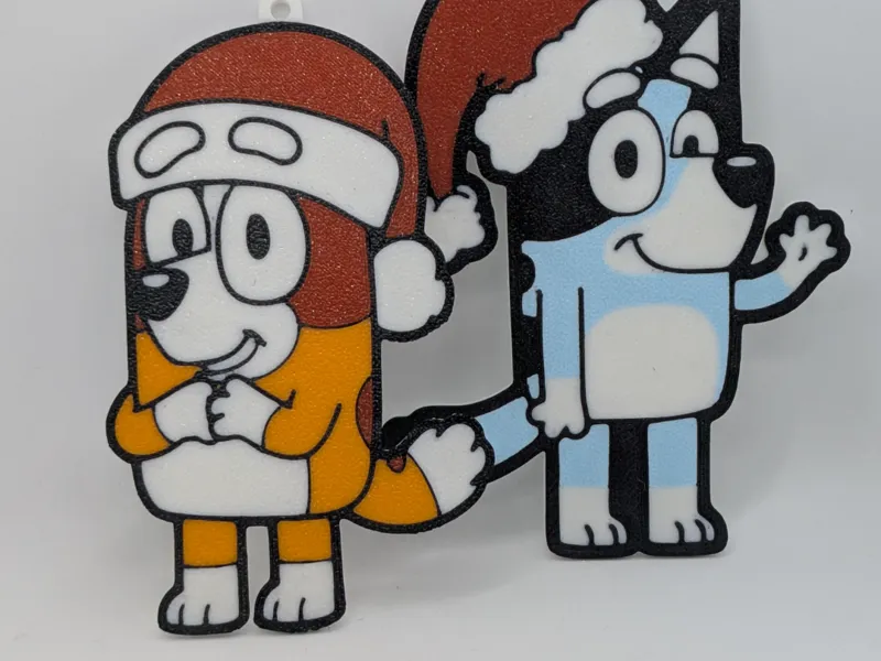 Bingo (from Bluey) Christmas Ornament