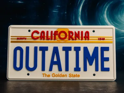 OUTATIME – Printed to Travel Through Time!