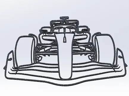 Formula 1silhouette
