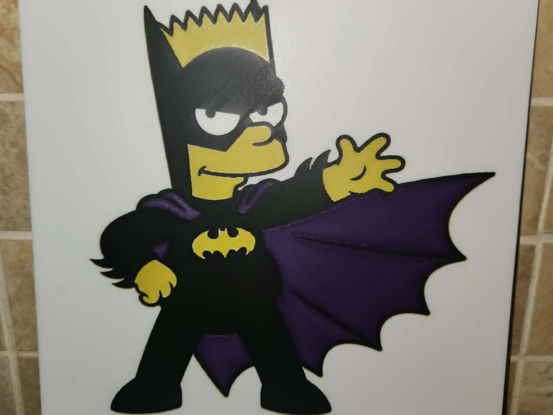 Hueforge Bartman Bart Simpsons