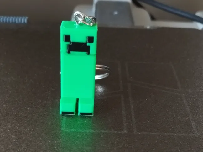 Minecraft Creeper  Keychain
