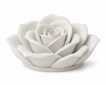 Modelo para impresión 3D: Teelichthalter Rose - Skulptur — vista de referencia 5