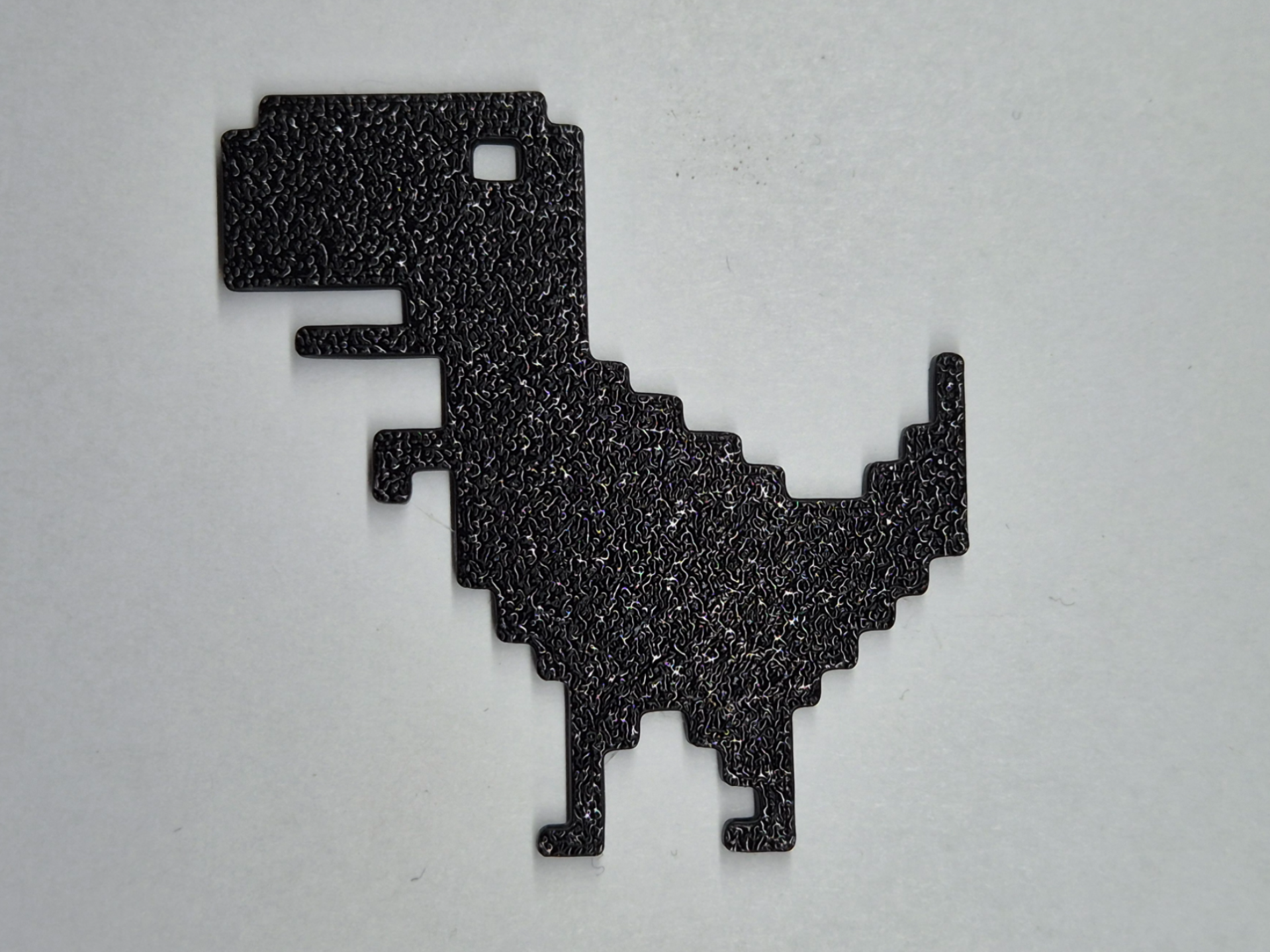 Pixel Dino Keychain