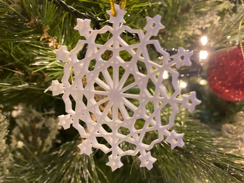 Snowflake ornament