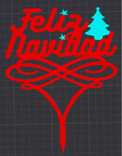 Merry Christmas Topper